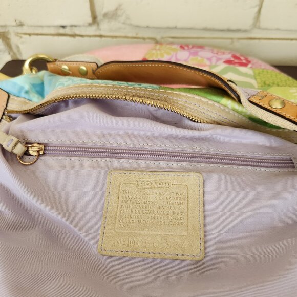 Coach Special Edition Patchwork Hobo Satchel Purse - Picture 15 of 16